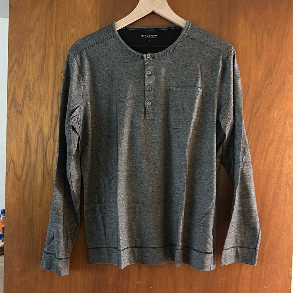 Structure long sleeve shirt